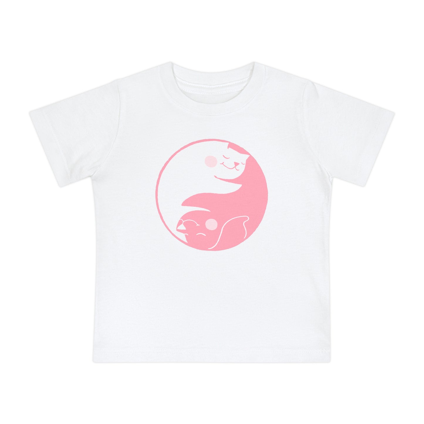 Pink Yin Yang Baby Graphic Tee