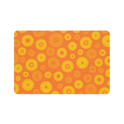 Floral Pet Food Mat (12x18)