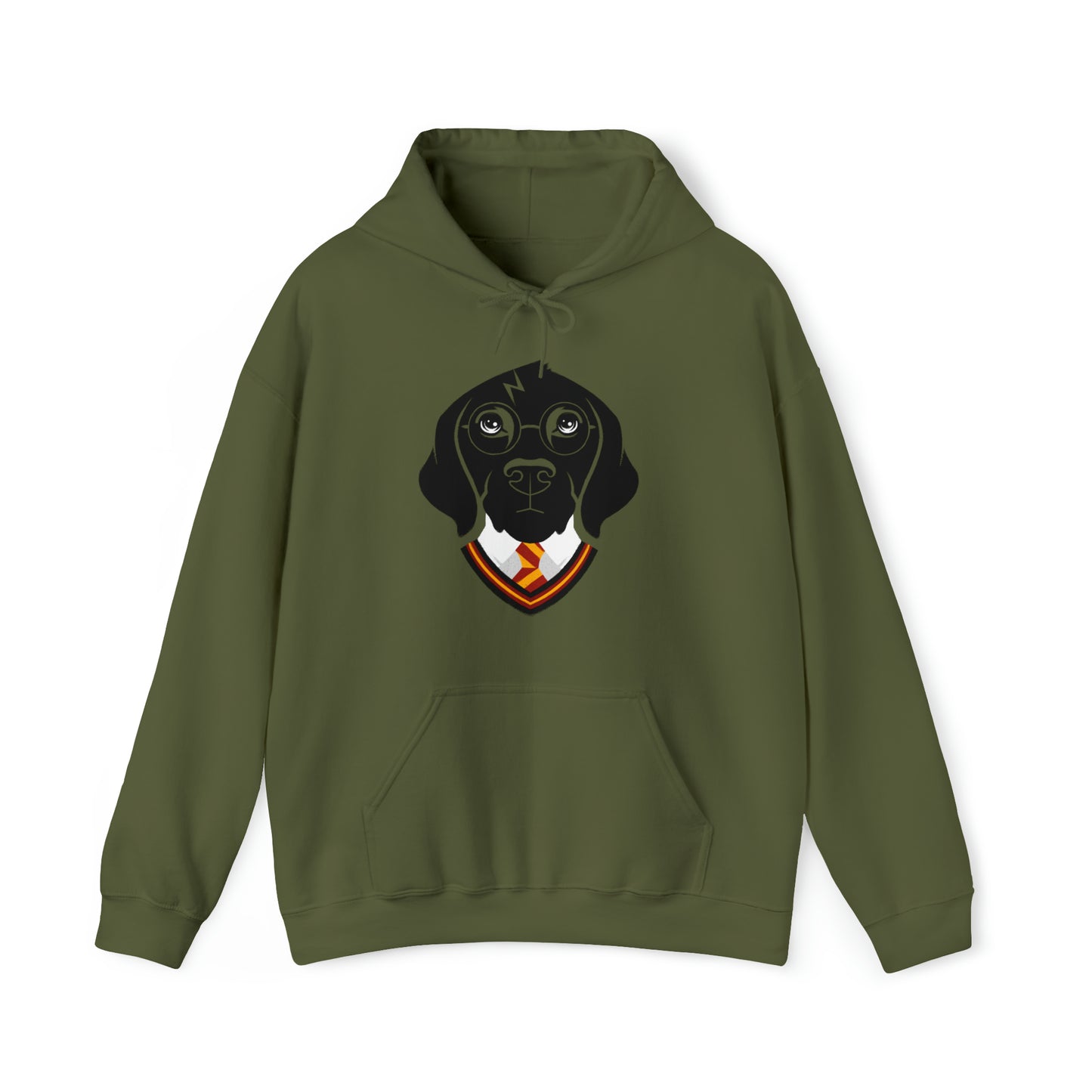 Wizard Dog Men's Hooded Sweatshirt