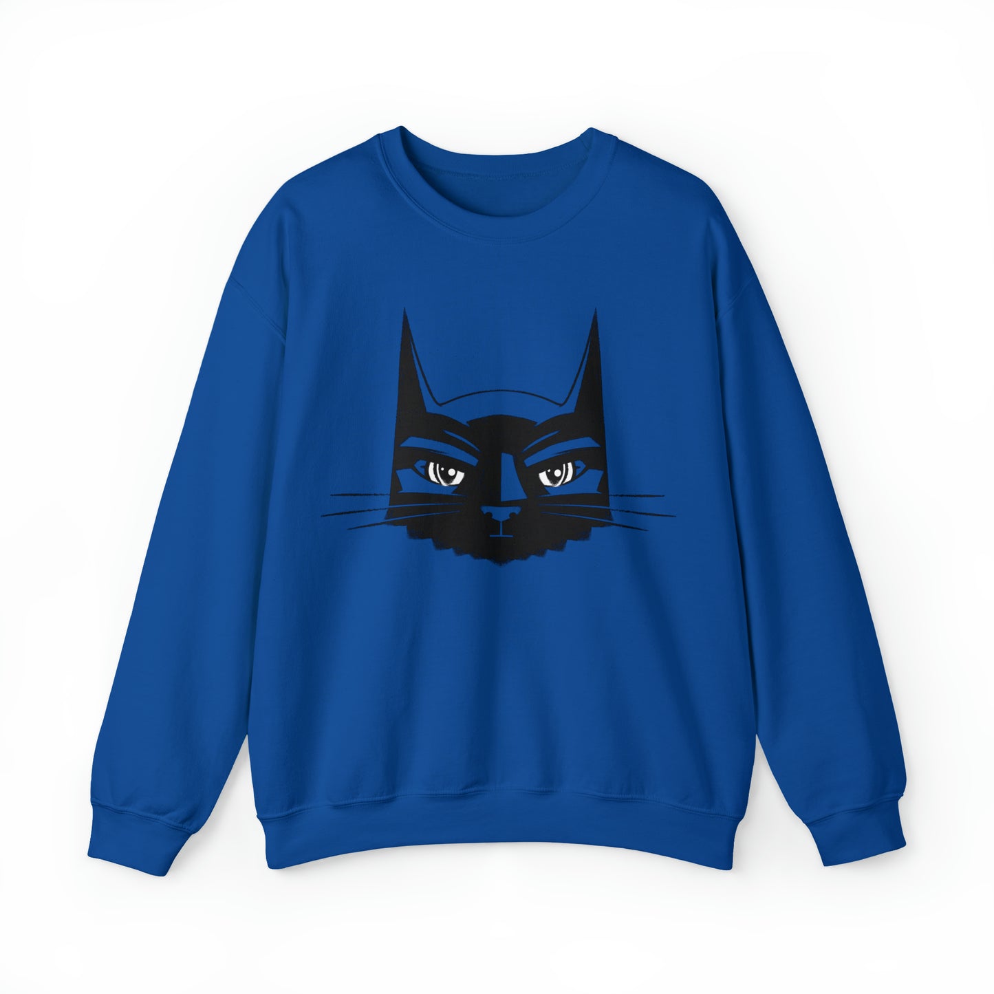 Bat Cat Men's Heavy Blend Crewneck Sweatshirt