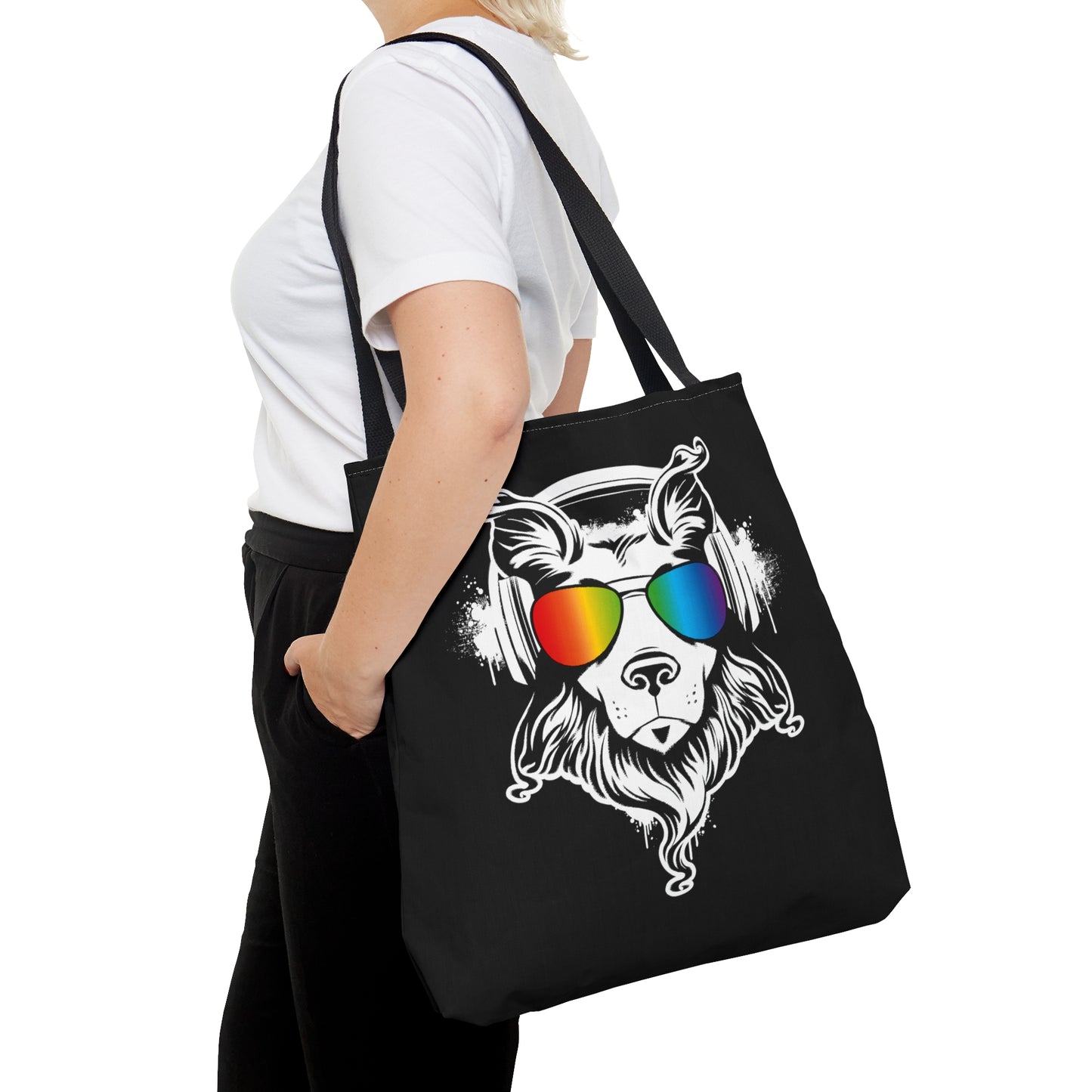 Music Dog Tote Bag