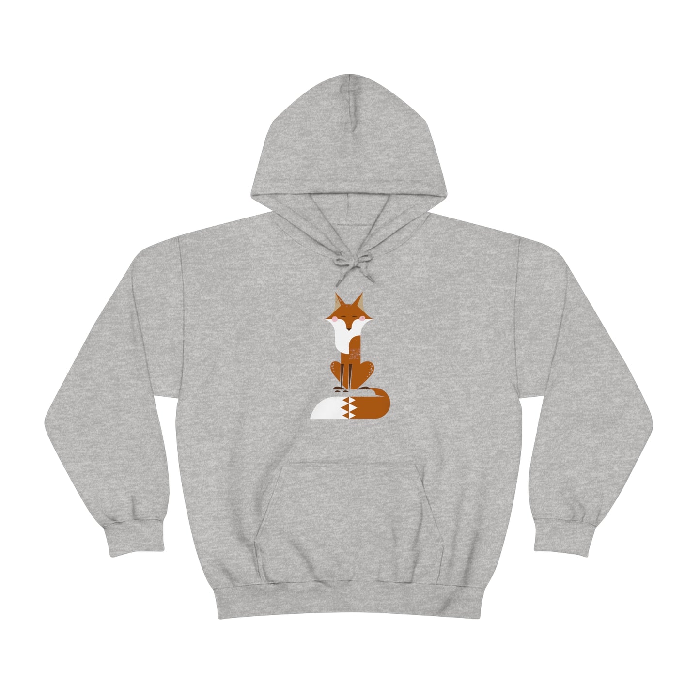 Sitting Fox Women's Hooded Sweatshirt