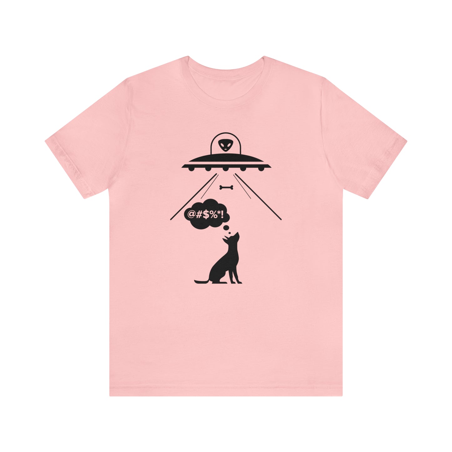 Alien Dog Bone Abduction Women's Graphic Tee