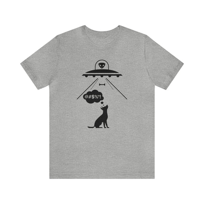 Alien Dog Bone Abduction Women's Graphic Tee