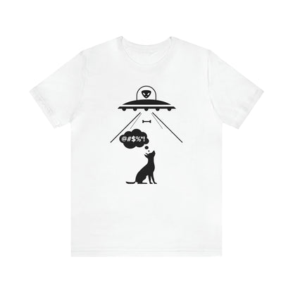 Alien Dog Bone Abduction Women's Graphic Tee