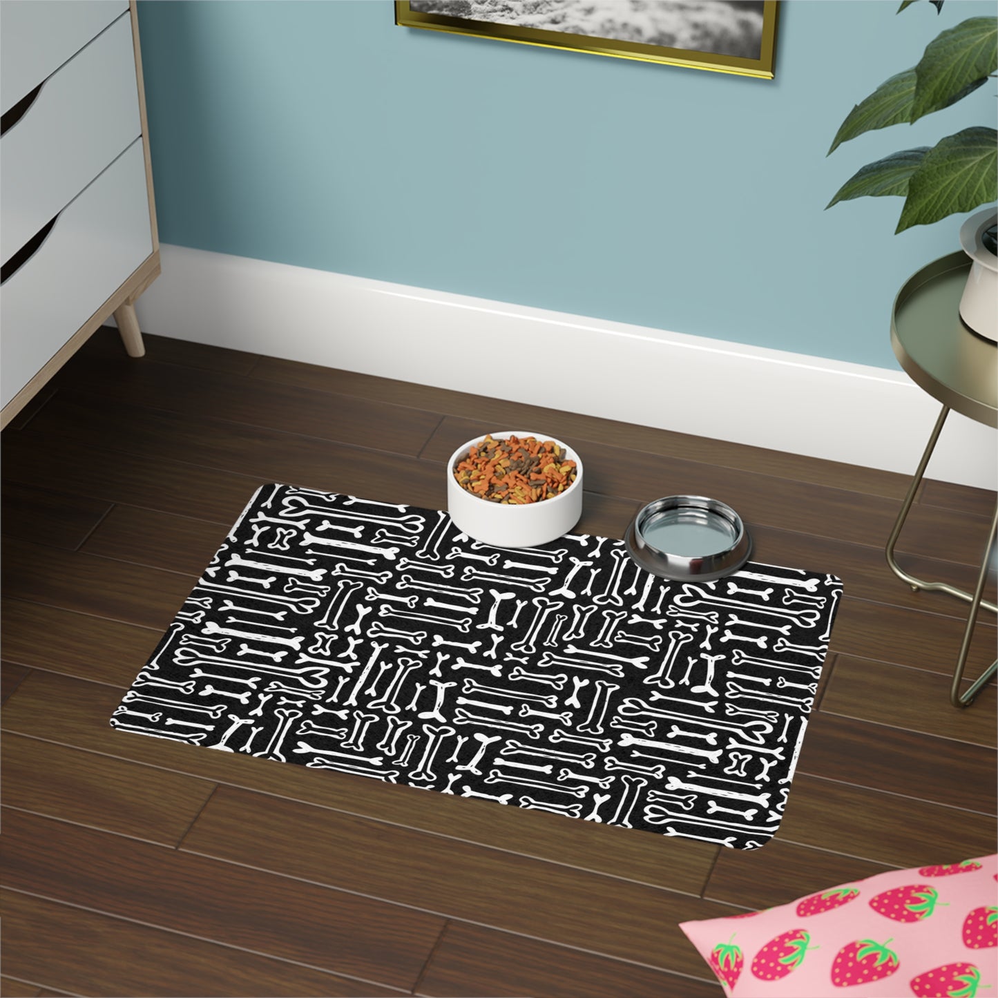 Bones Pet Food Mat (12x18)