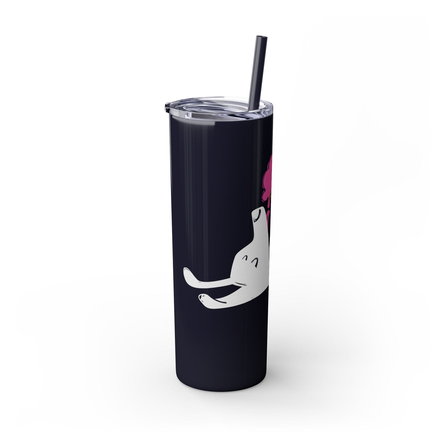 Icecream Pooch Skinny Tumbler with Straw, 20oz