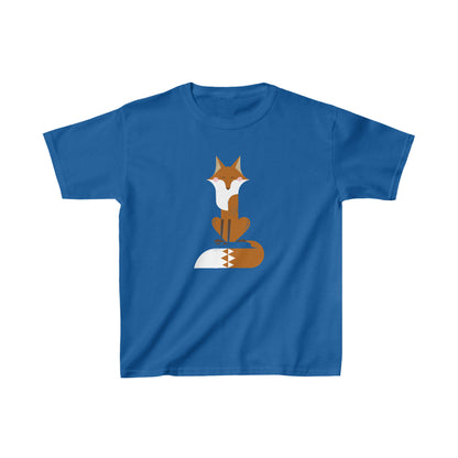 Sitting Fox Kid's Heavy Cotton Tee