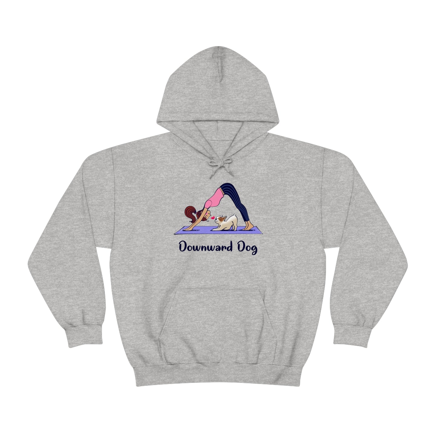 Downward Dog Women's Hooded Sweatshirt