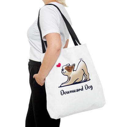 Yoga Dog Tote Bag