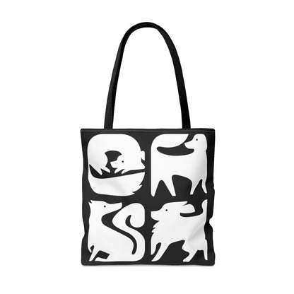 Graphic Dogs Tote Bag