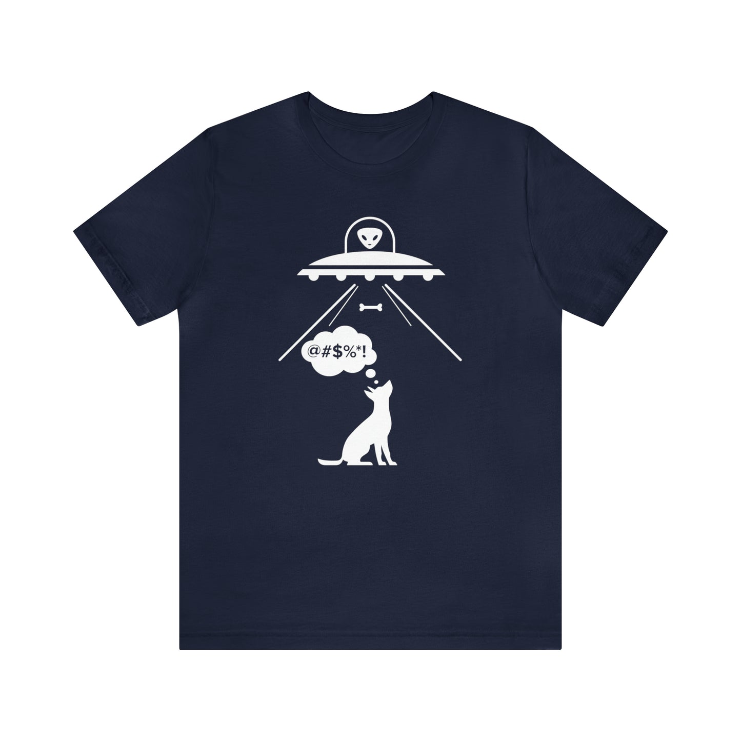 Alien Dog Bone Abduction Women's Graphic Tee