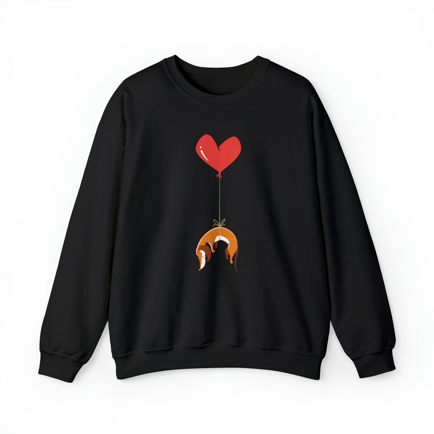 Dog on Heart Strings Women's Heavy Blend Crewneck Sweatshirt