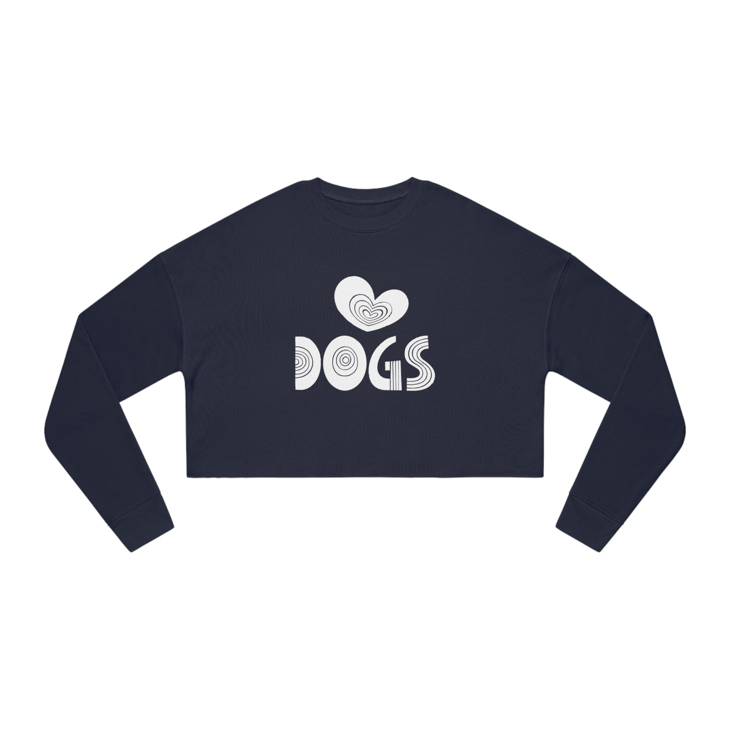 Love Dogs Women's Cropped Sweatshirt