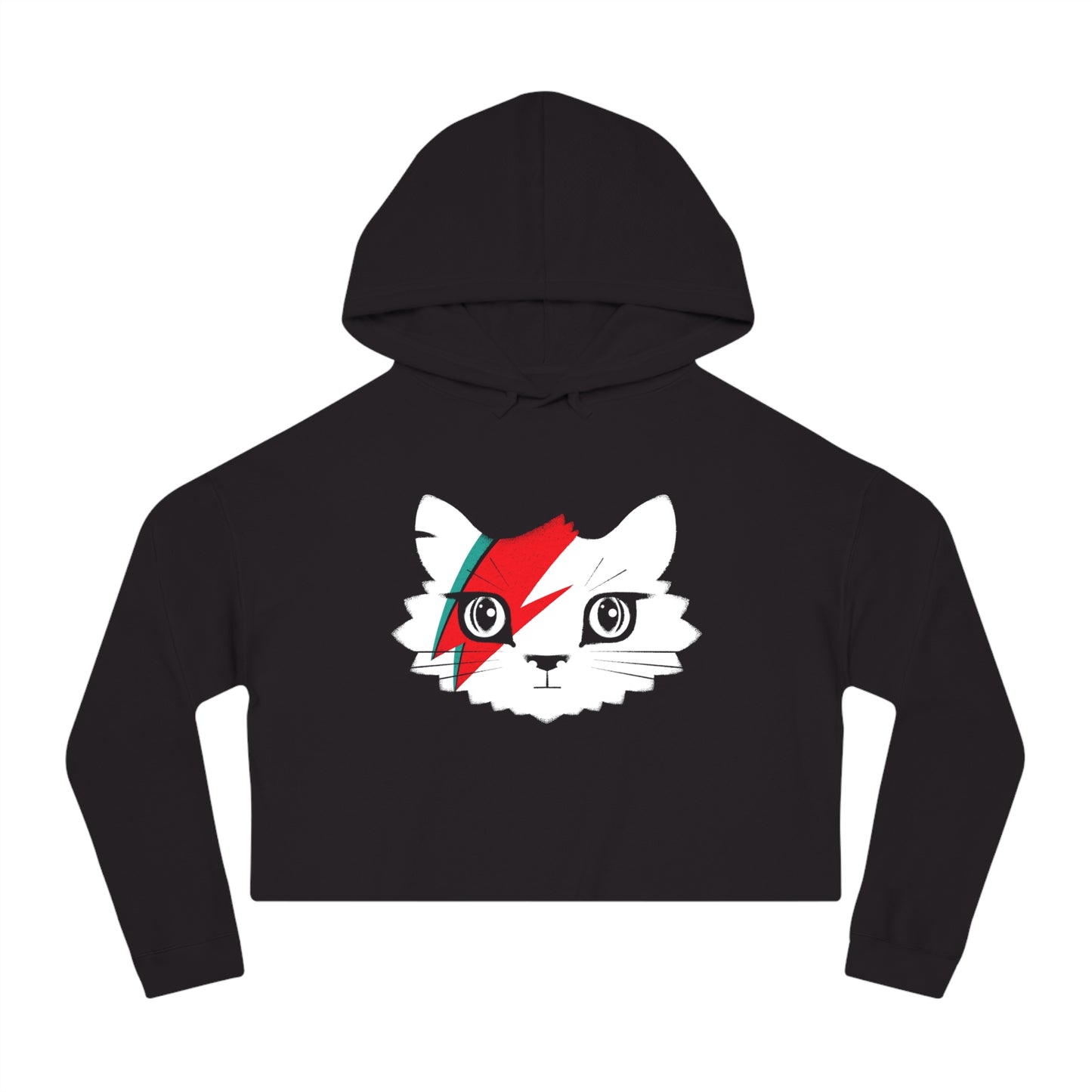 Ziggy's Cat Women’s Cropped Hooded Sweatshirt