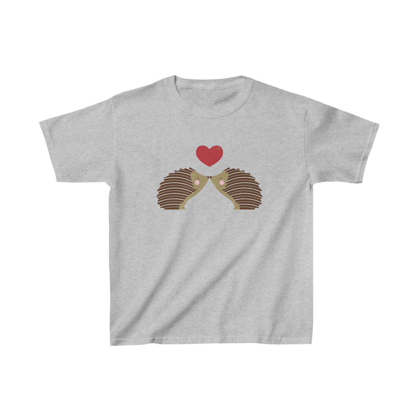 Hedgehog Love Kid's Heavy Cotton Tee