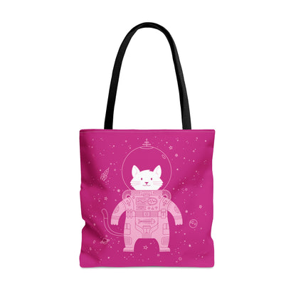 Cat in Space Tote Bag