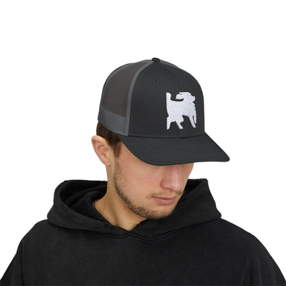 Dog Graphic Snapback Trucker Cap