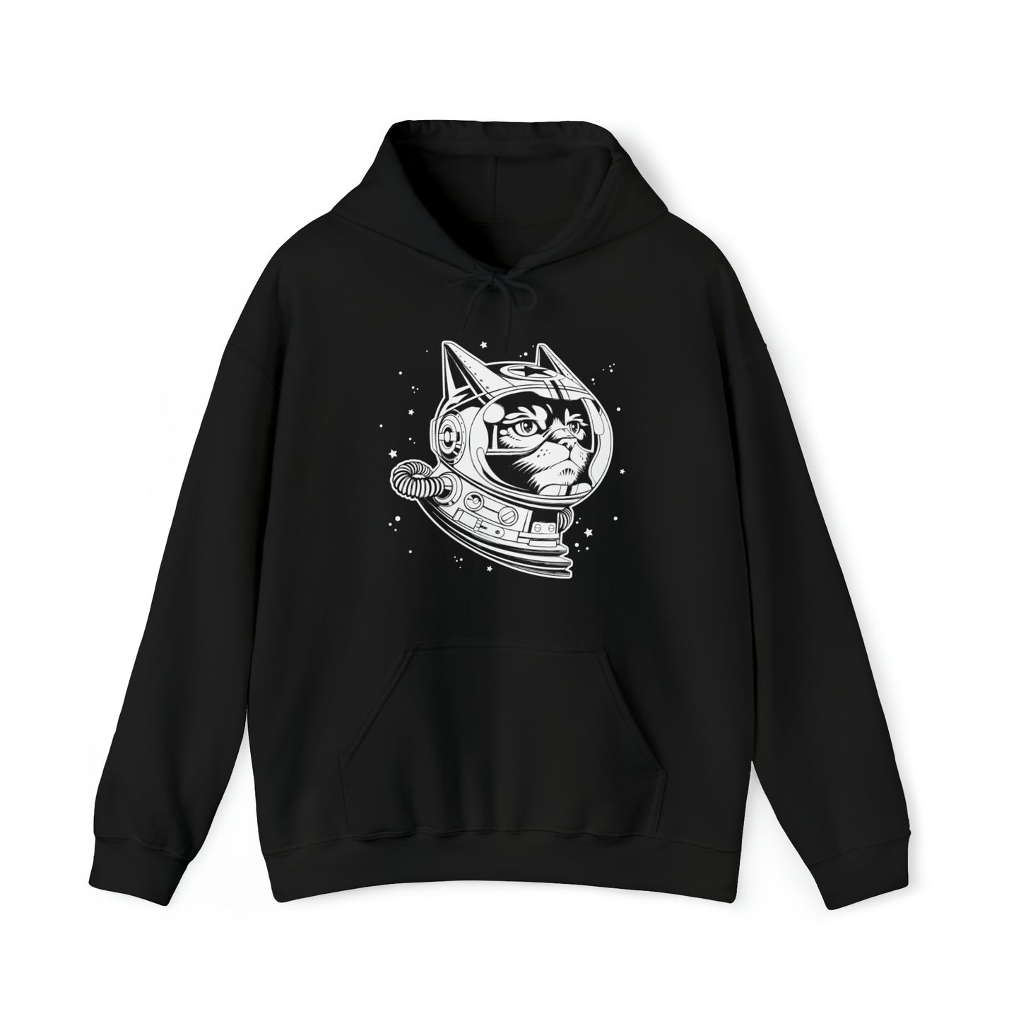 Space Cat Men's Hooded Sweatshirt