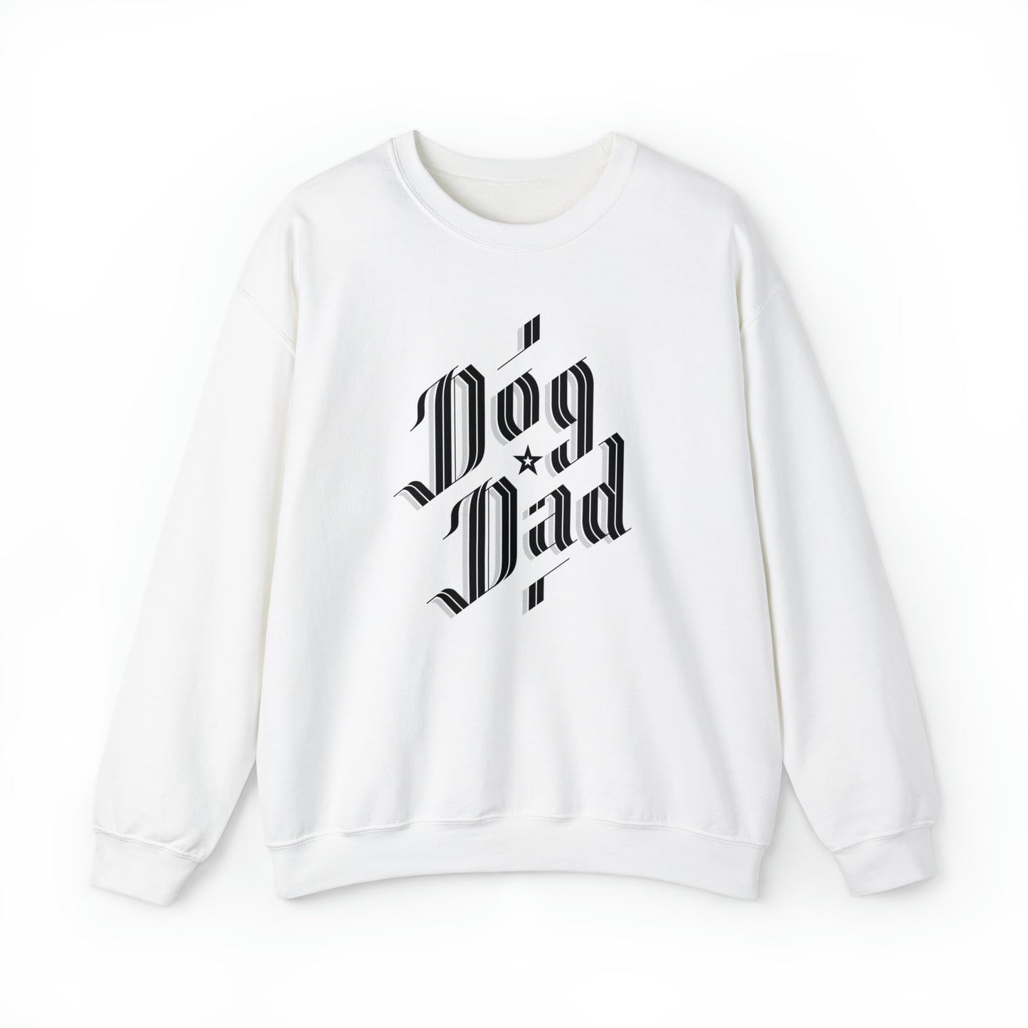 Sophisticated Dog Dad Men's Heavy Blend Crewneck Sweatshirt