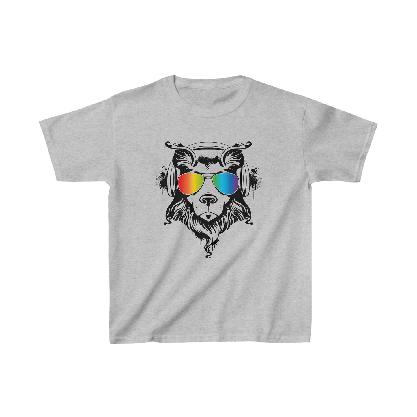 Music Dog Kid’s Heavy Cotton Graphic Tee