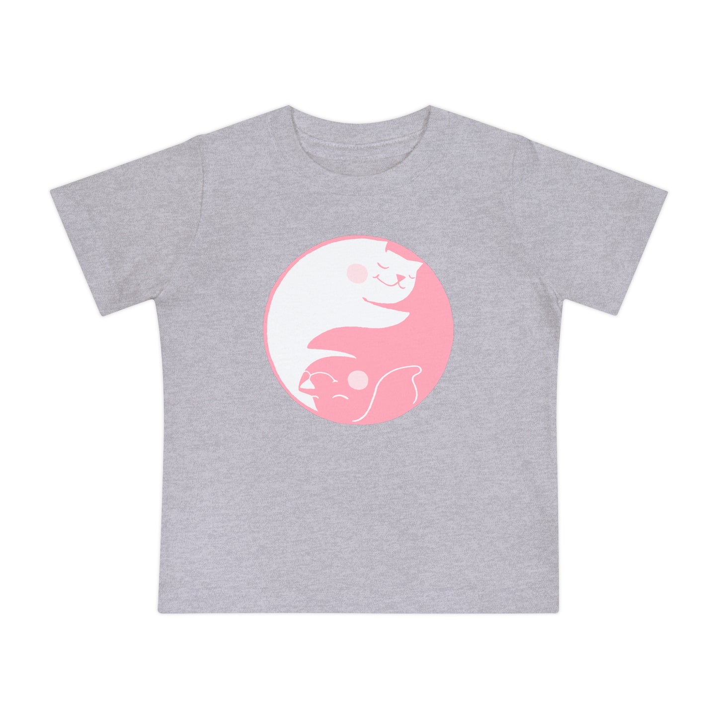 Pink Yin Yang Baby Graphic Tee