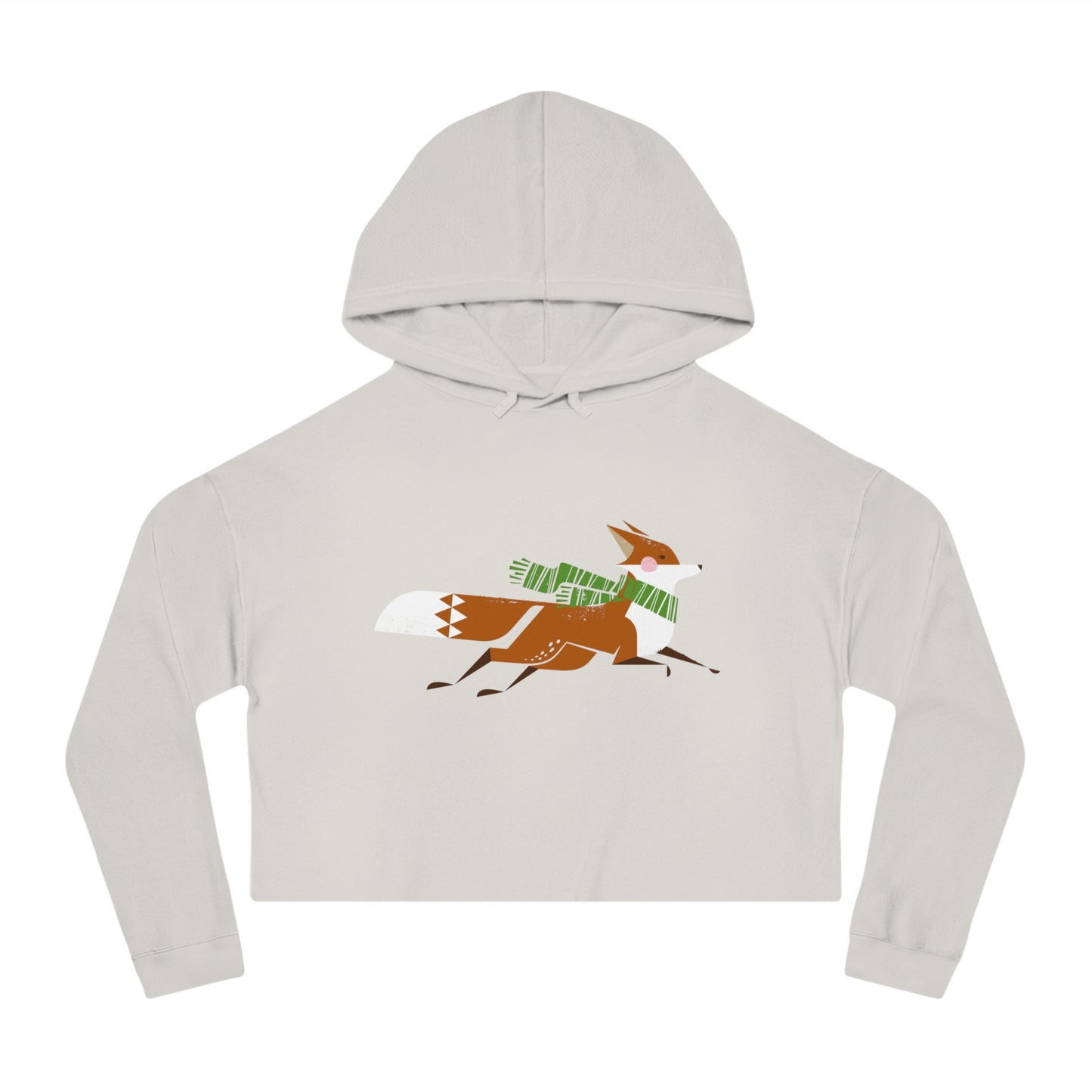 Fox on the Run Women’s Cropped Hooded Sweatshirt