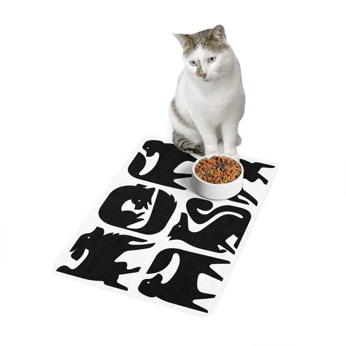 Dogs Graphic Pet Food Mat (12x18)