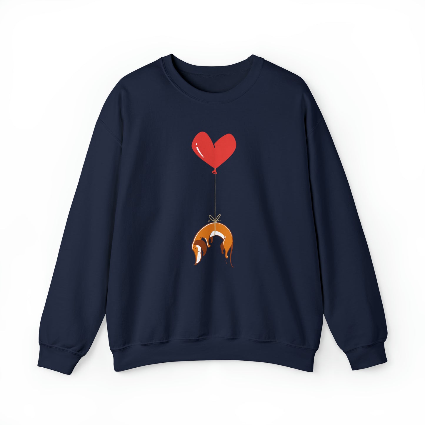 Dog on Heart Strings Women's Heavy Blend Crewneck Sweatshirt