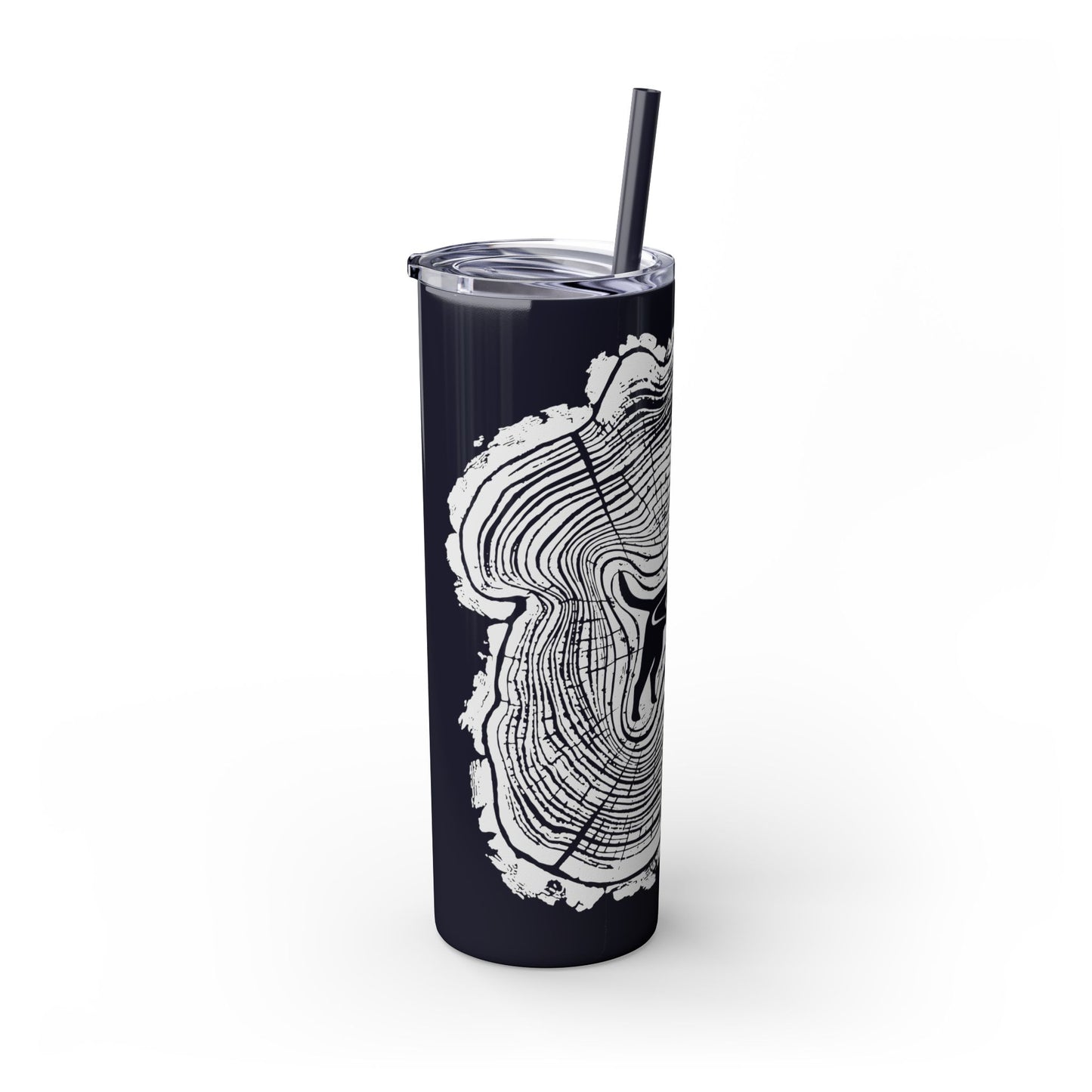 Dogwood Skinny Tumbler with Straw, 20oz