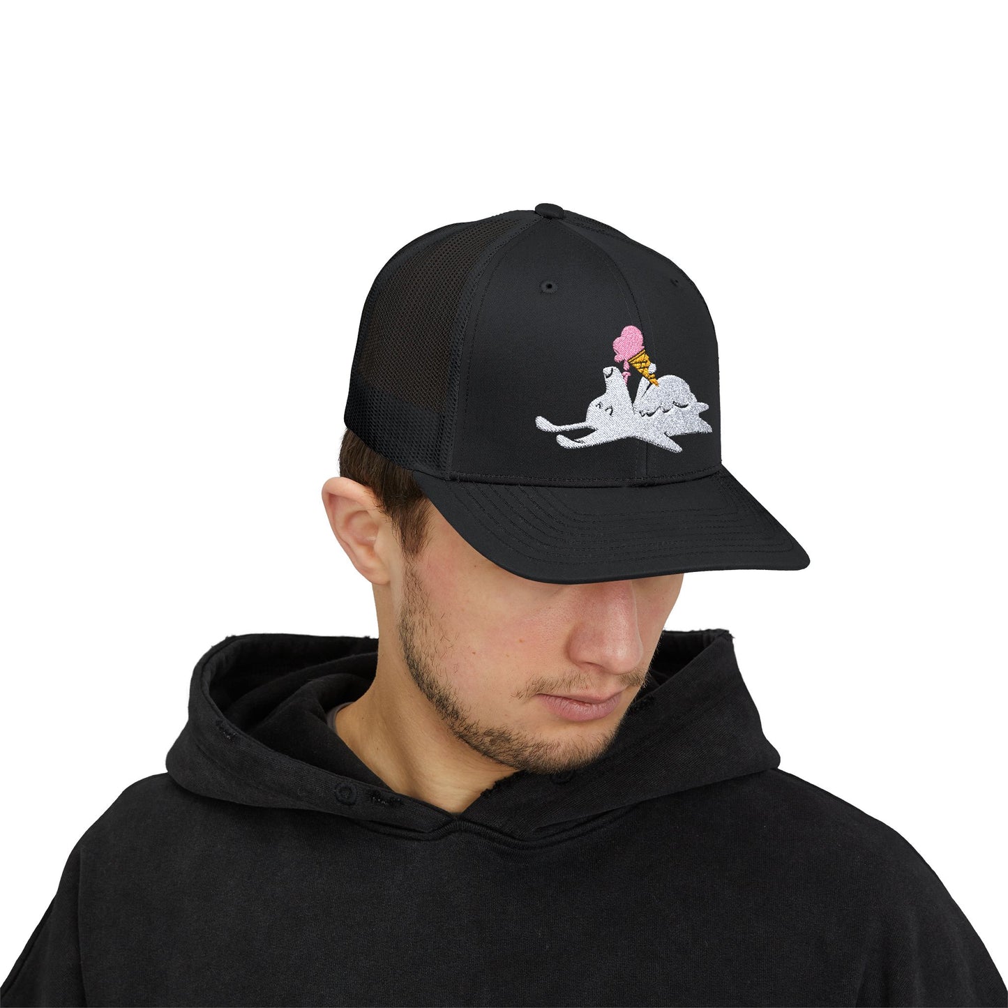 Icecream Pooch Snapback Trucker Cap