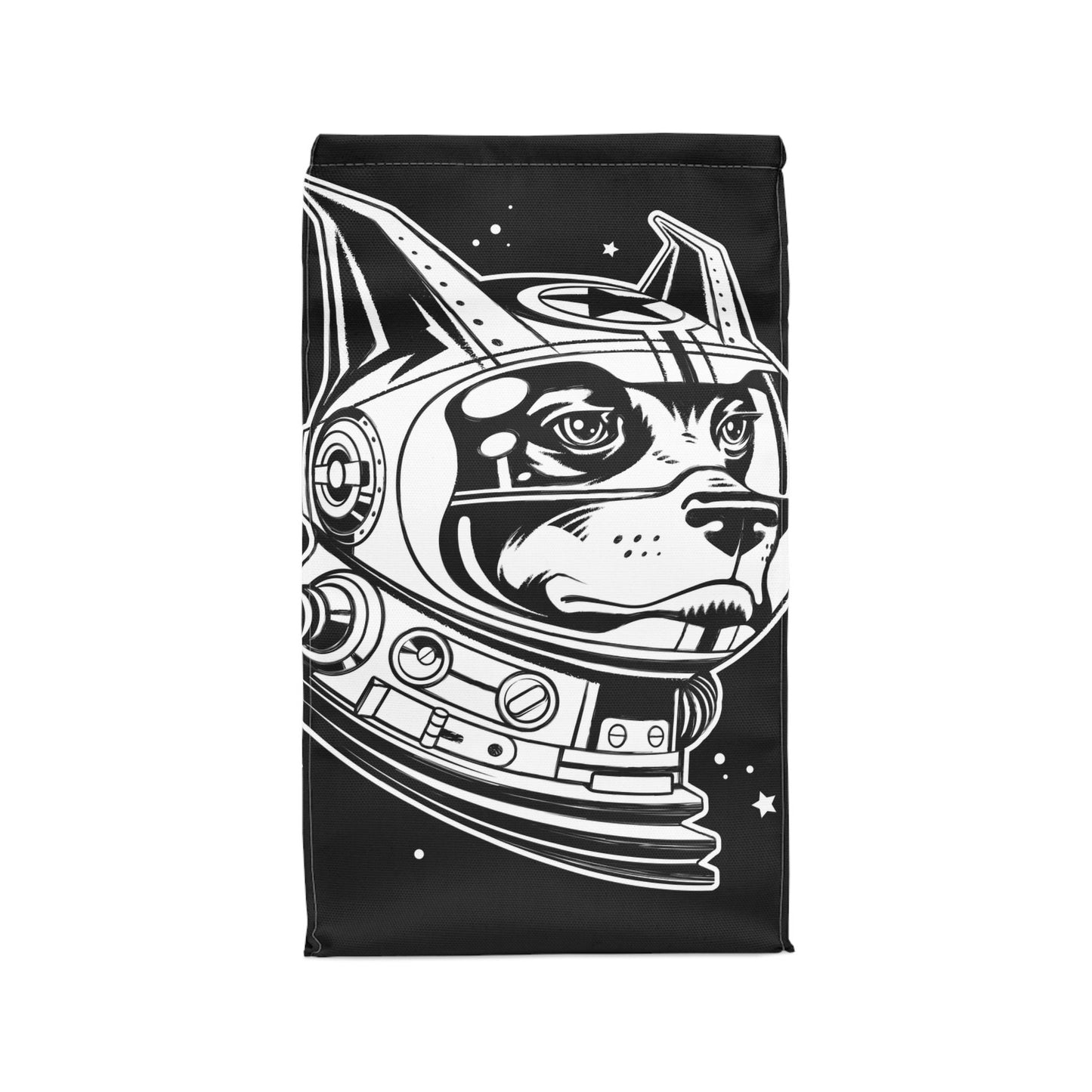 Space Dog Polyester Lunch Bag