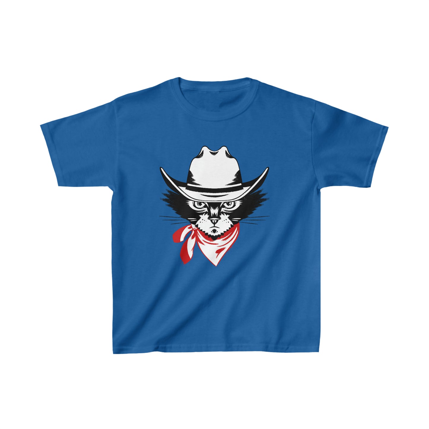 Cowboy Cat Kid’s Heavy Cotton Graphic Tee