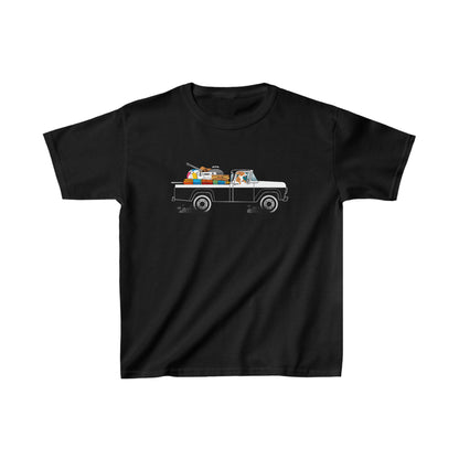 Ford Truck Beach Dog Kid's Graphic Tee