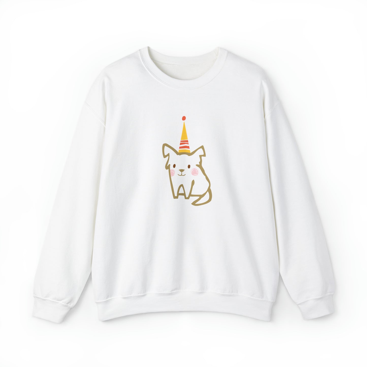 Birthday Dog Women's Heavy Blend Crewneck Sweatshirt