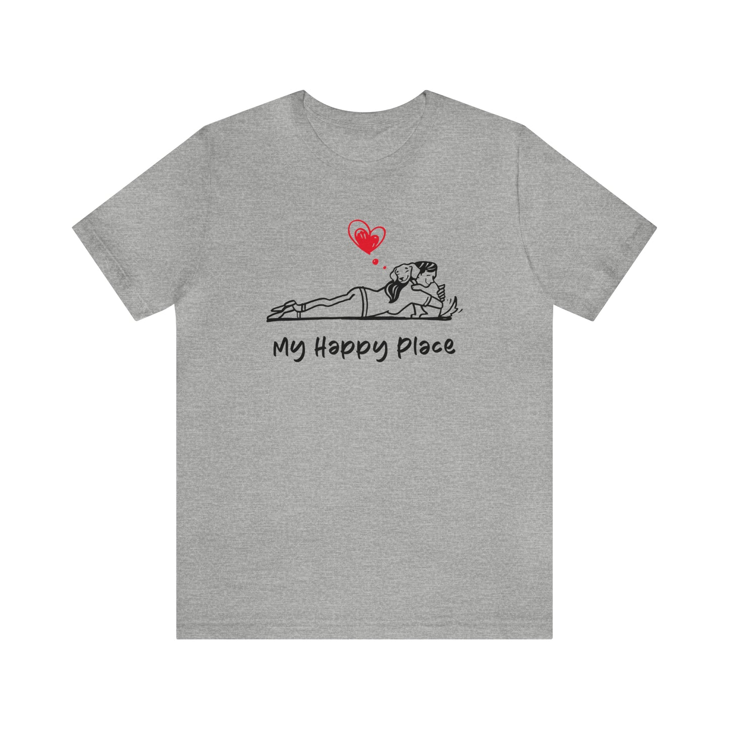 My Happy Place Dog Women's Graphic Tee