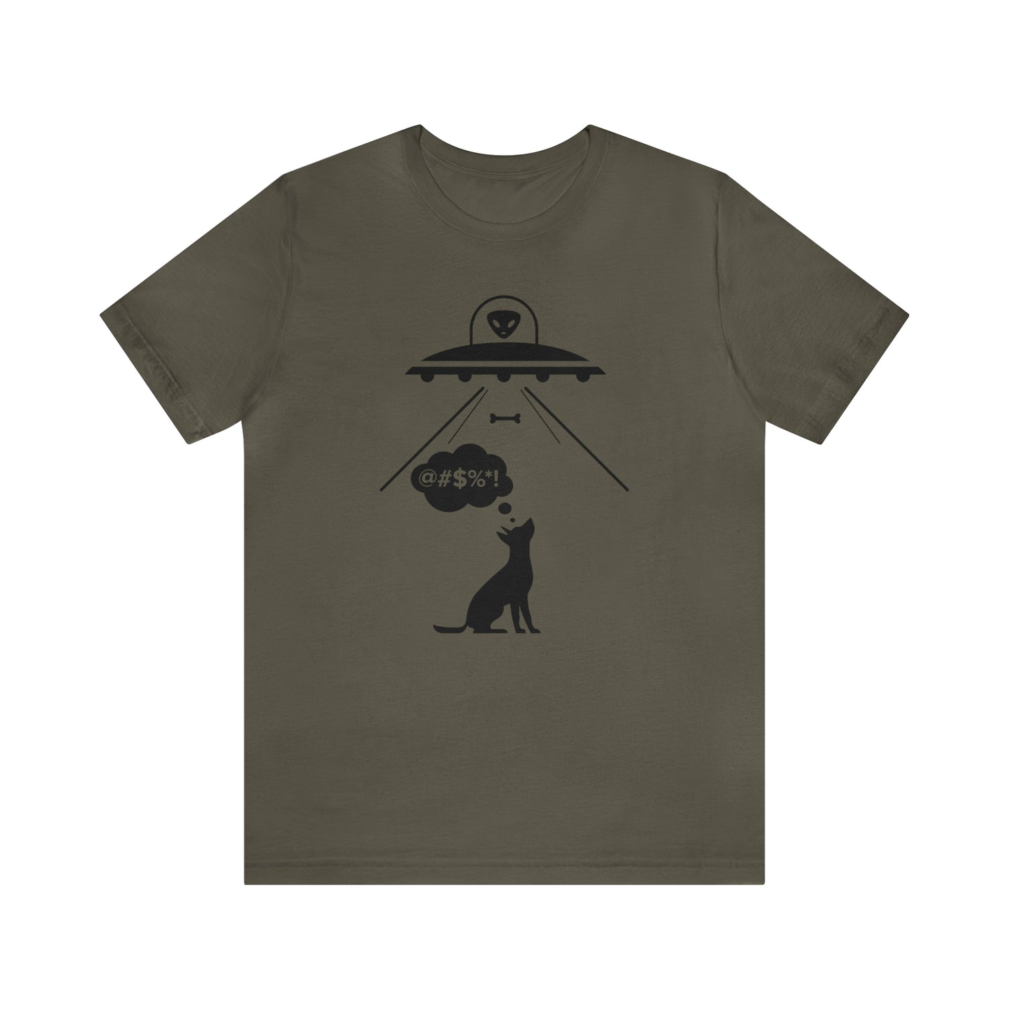 Alien Dog Bone Abduction Women's Graphic Tee