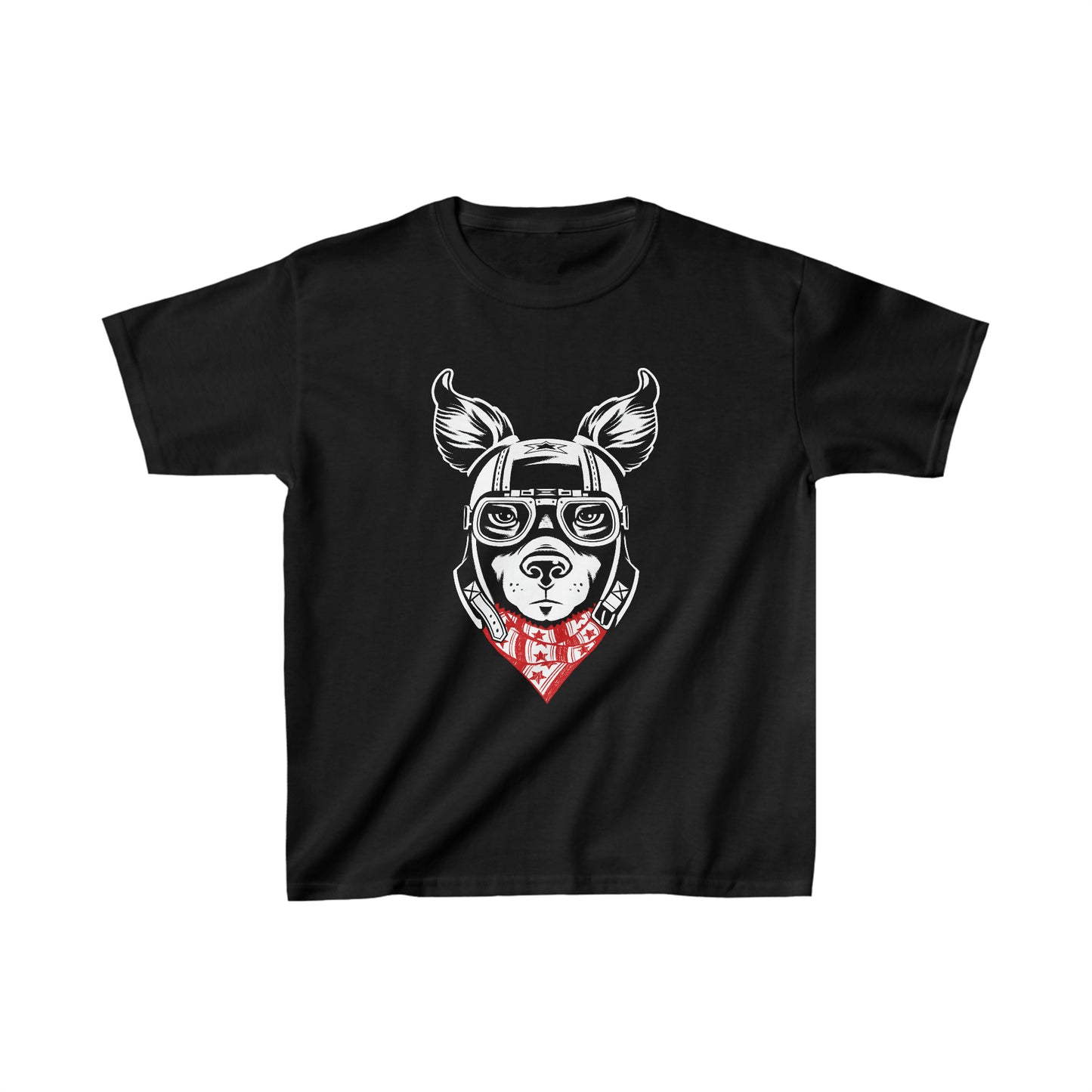 Motorcycle Dog Kid’s Heavy Cotton Graphic Tee