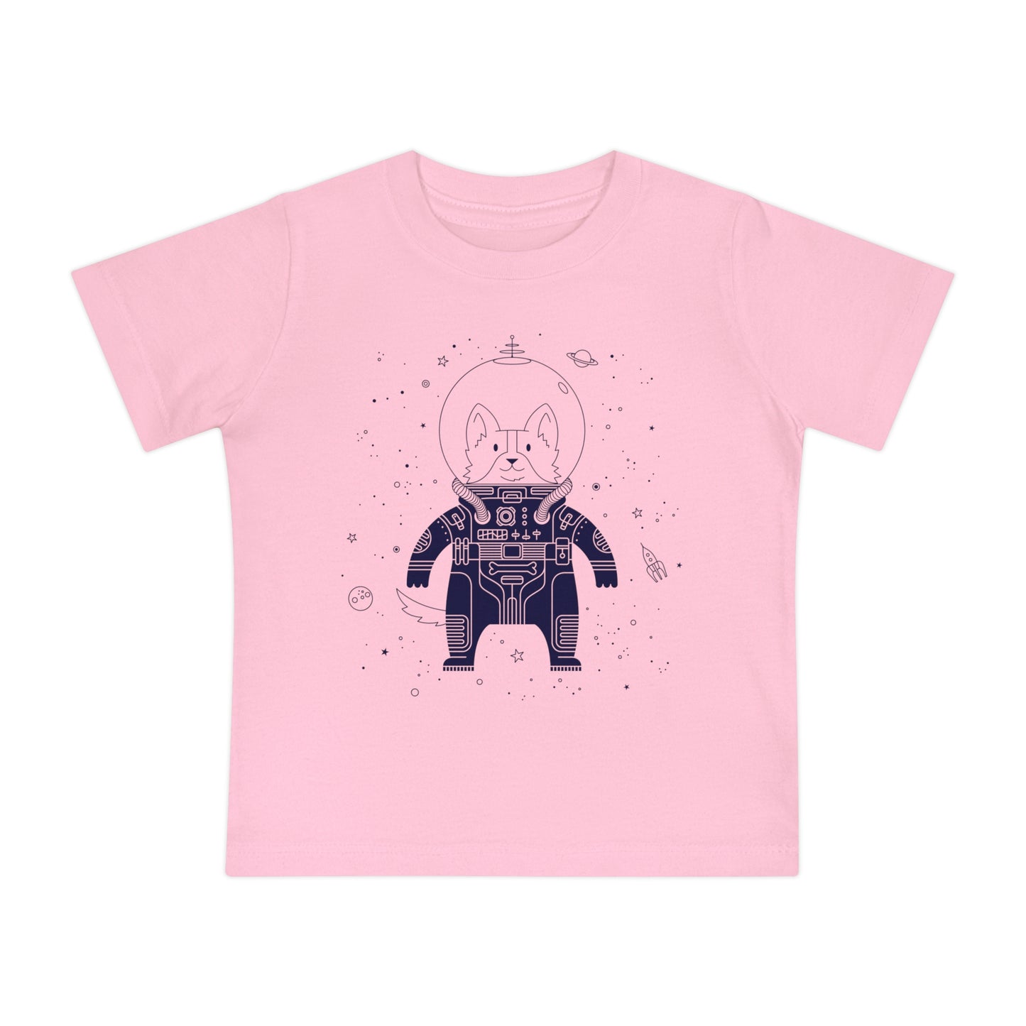 Dog in Space Baby Graphic Tee