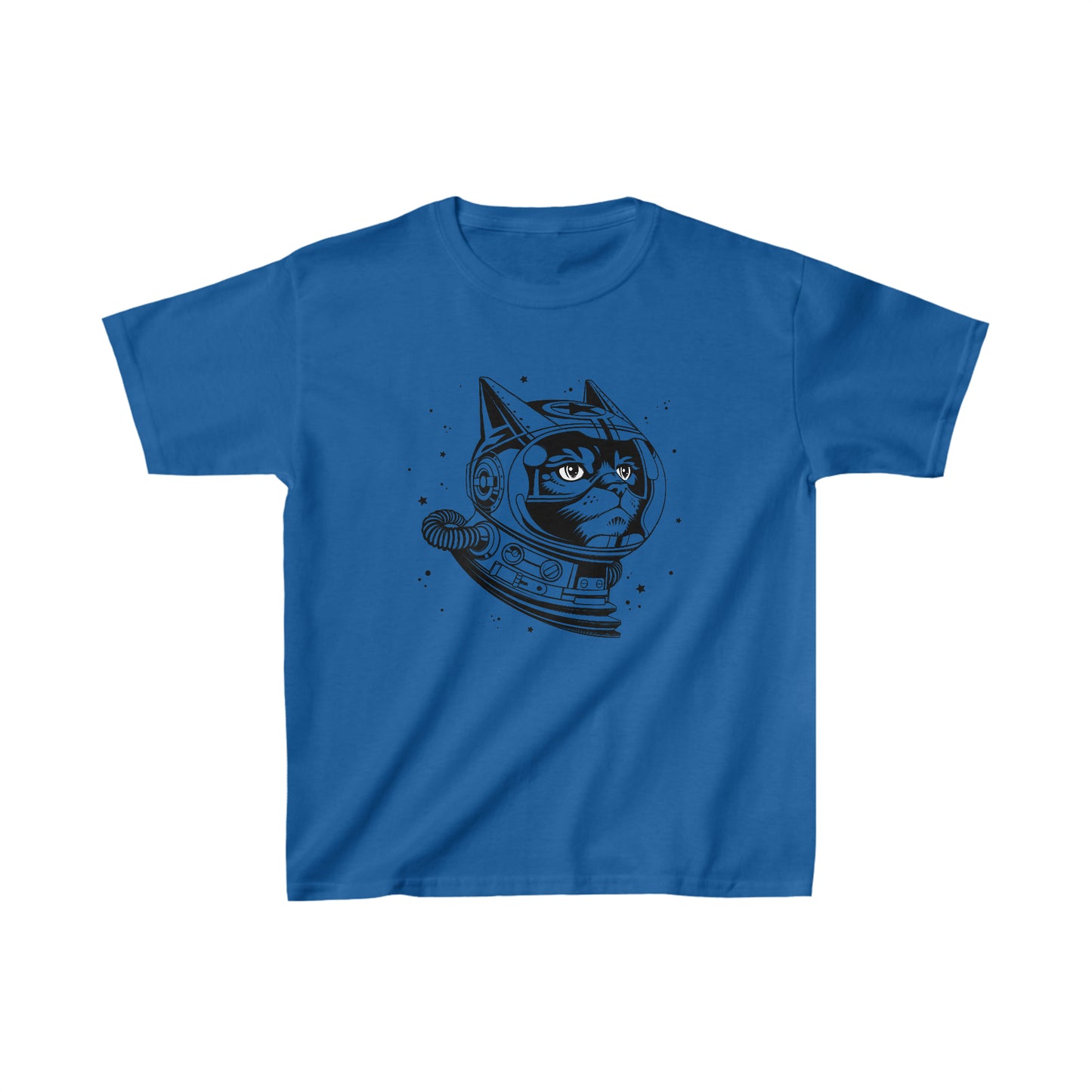 Space Cat Kids Heavy Cotton Graphic Tee