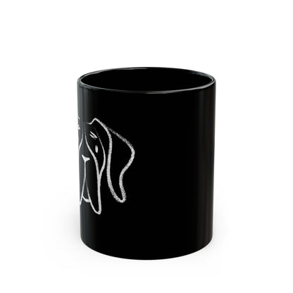 Dog BF#14  11oz Black Mug