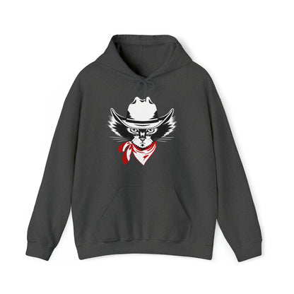 Cowboy Cat Men's Hooded Sweatshirt