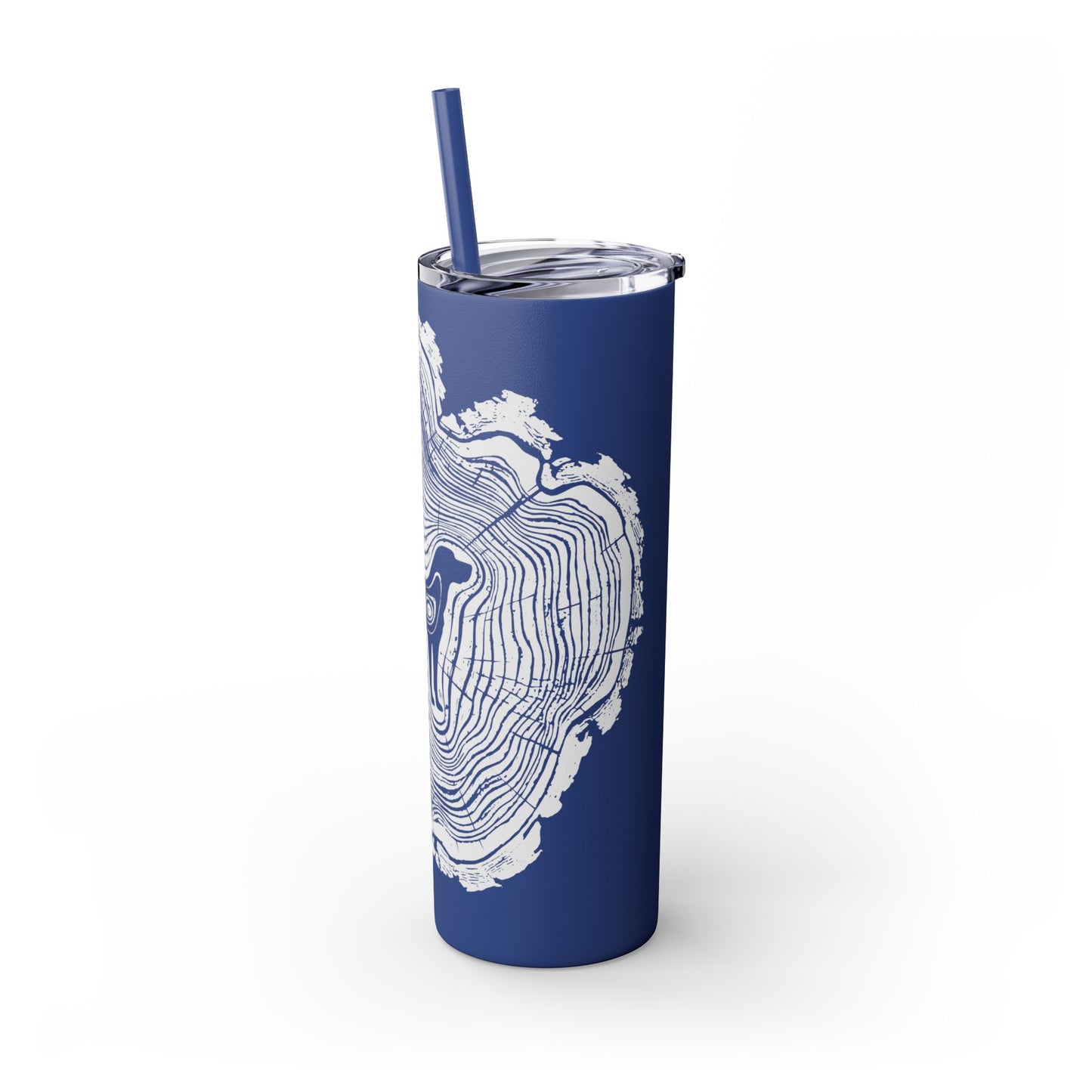 Dogwood Skinny Tumbler with Straw, 20oz