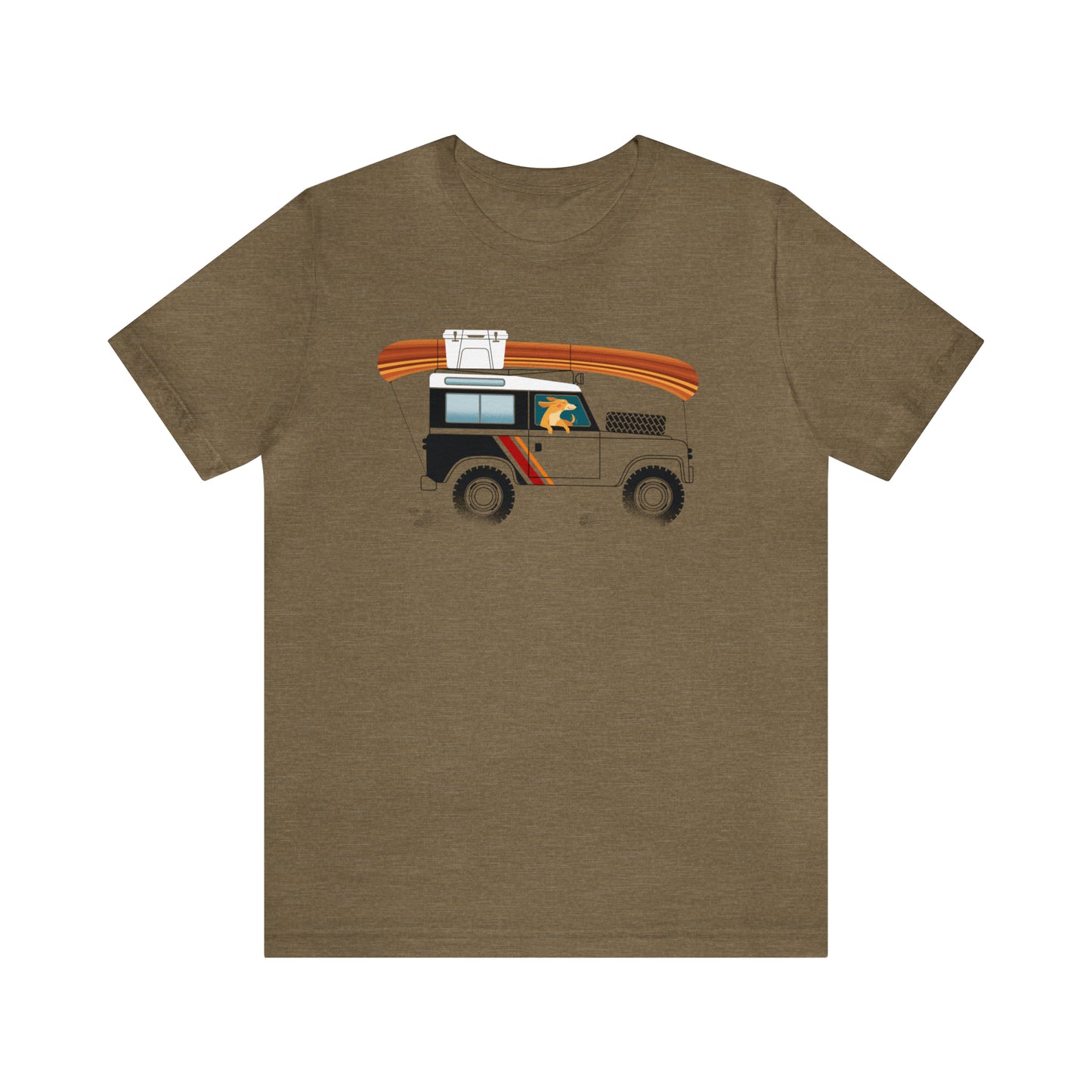 Land Rover Camping Dog Men's Graphic Tee