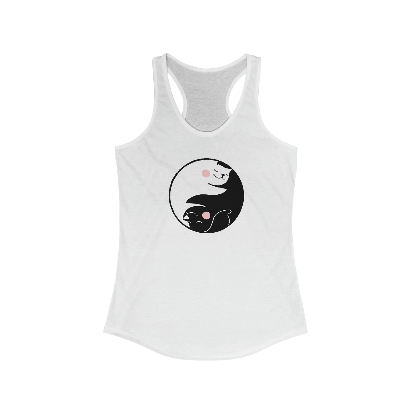 Yin Yang Women's Racerback Tank Top