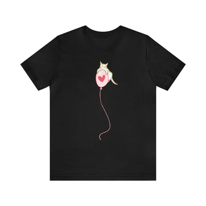 Cat on Heart Strings Women's Graphic Tee