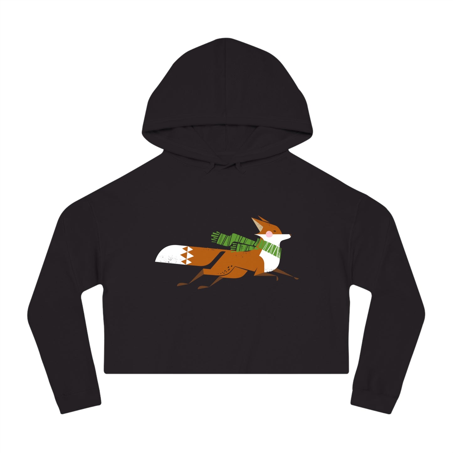 Fox on the Run Women’s Cropped Hooded Sweatshirt