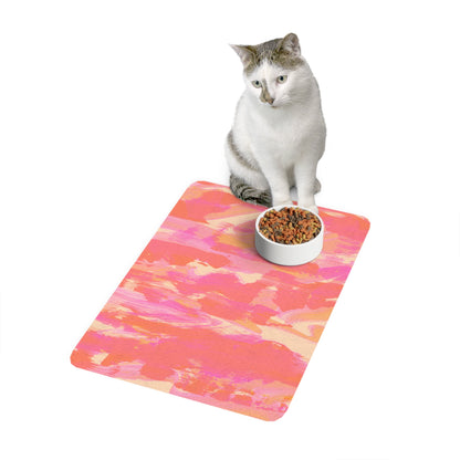 Paint Splash Pet Food Mat (12x18)