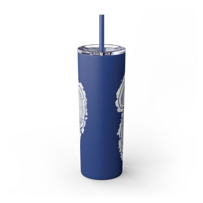 Dogwood Skinny Tumbler with Straw, 20oz