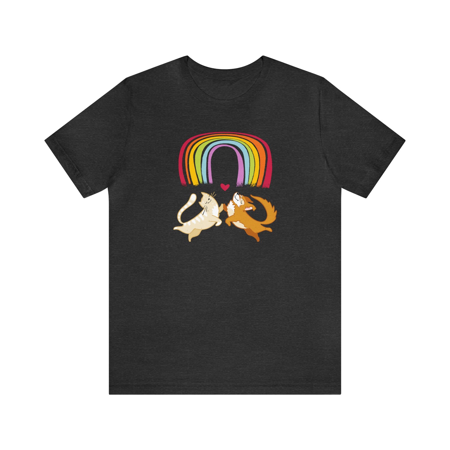 Rainbow Dog & Cat Women's Graphic Tee